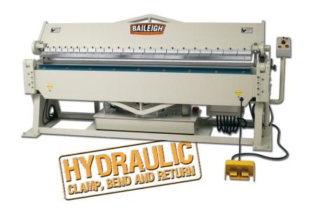 12 Ga. x 8', BAILEIGH HYDRAULIC BOX &amp; PAN BRAKE, MODEL#BB-9612H **NEW**