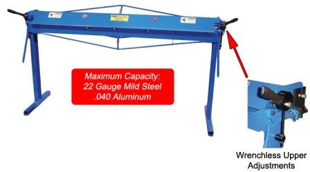 22 Ga. x 96", MITTLER, SHEETMETAL STRAIGHT BRAKE, MODEL#MB-22 **NEW**