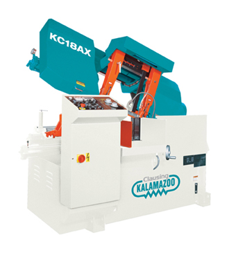 18", CLAUSING KALAMAZOO AUTOMATIC HORZ BANDSAW, MODEL#KC18AX, **NEW**