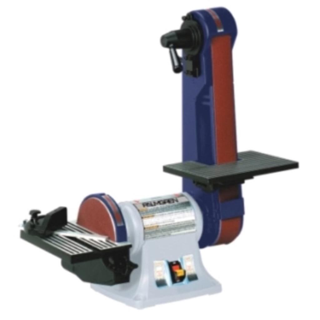 2" X 42" BELT, 6" DISC PALMGREN BENCH MODEL, MODEL#9681061, NEW