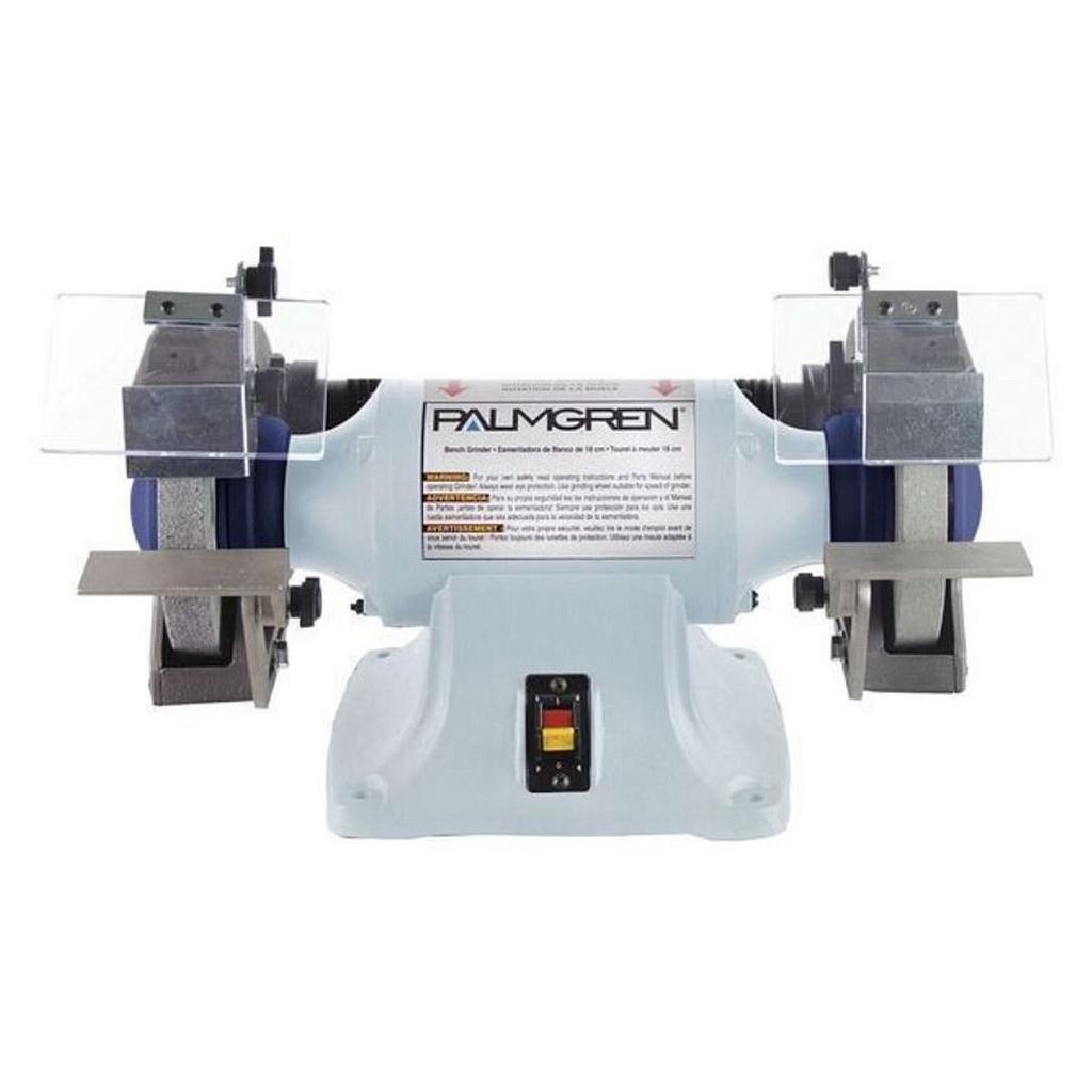 6" PALMGREN BENCH GRINDER, 6" 1/3HP 115/230V, MODEL#9682061, NEW