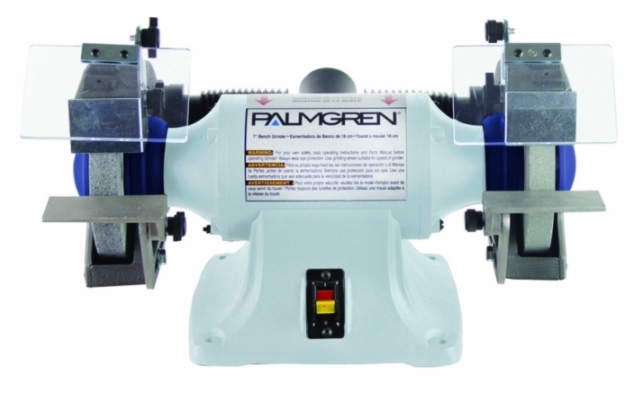 7" PALMGREN 1/2HP GRINDER W/DUST COLLECT, MODEL#9682071, NEW