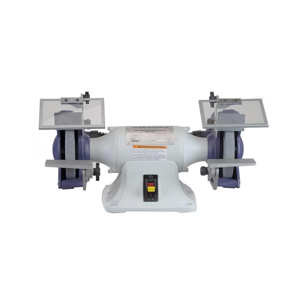 6" PALMGREN 1/2HP GRINDER W/DUST COLLECT, MODEL#9682072, NEW