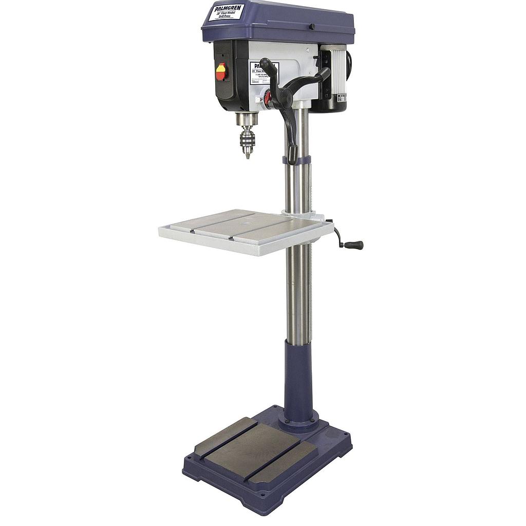 20&quot; PALMGREN 12-SPEED FLOOR MODEL DRILL PRESS 1PH, MODEL#9680220, NEW
