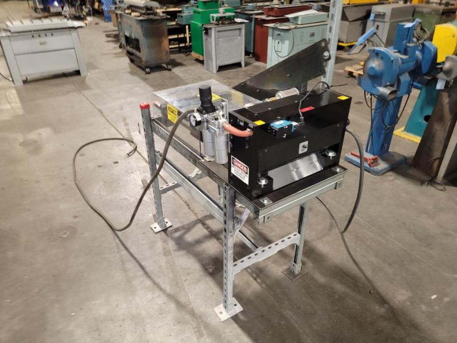 RAPID-AIR 12&quot; SHEAR FSC12 CUTTER WITH L12 AIR FEEDER, USED