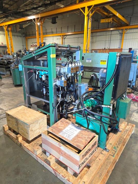 AUTOMATIC ADJUSTABLE 9-16&quot; ELBOW MACHINE, IOWA PRECISION, MODEL#AEM9-16, USED