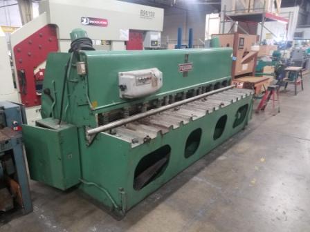 1/4&quot; x 10', PEARSON HYDRAULIC SHEAR, USED