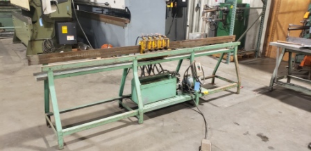 10' x 16 GAUGE, LOCKFORMER DUCT NOTCHER, (5) HEADS, USED