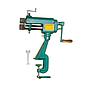 TINKNOCKER COMBINATION HAND ROTARY MACHINE, MODEL#724 W/5 ROLLS **NEW**