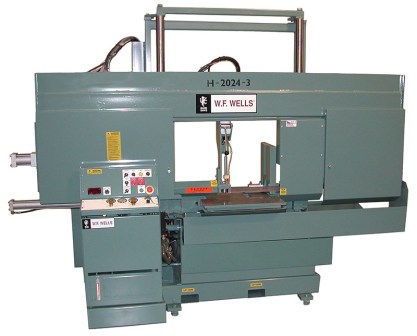 20&quot; x 24&quot;, WF WELLS SEMI AUTO TWIN-POST BANDSAW, MODEL#H-2024-1, NEW