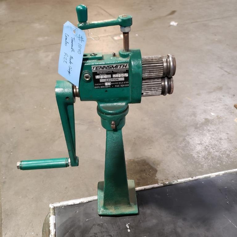 TENNSMITH HAND-OP BEADING/CRIMPING MACHINE, MODEL#R24, USED